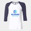 Ladies' Baby Rib Three-QuarterSleeve Contrast Raglan T-Shirt Thumbnail