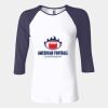 Ladies' Baby Rib Three-QuarterSleeve Contrast Raglan T-Shirt Thumbnail
