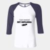 Ladies' Baby Rib Three-QuarterSleeve Contrast Raglan T-Shirt Thumbnail