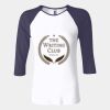 Ladies' Baby Rib Three-QuarterSleeve Contrast Raglan T-Shirt Thumbnail