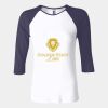 Ladies' Baby Rib Three-QuarterSleeve Contrast Raglan T-Shirt Thumbnail