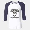Ladies' Baby Rib Three-QuarterSleeve Contrast Raglan T-Shirt Thumbnail