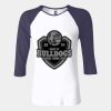 Ladies' Baby Rib Three-QuarterSleeve Contrast Raglan T-Shirt Thumbnail
