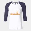 Ladies' Baby Rib Three-QuarterSleeve Contrast Raglan T-Shirt Thumbnail