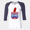Ladies' Baby Rib Three-QuarterSleeve Contrast Raglan T-Shirt Thumbnail