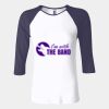Ladies' Baby Rib Three-QuarterSleeve Contrast Raglan T-Shirt Thumbnail