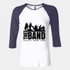 Ladies' Baby Rib Three-QuarterSleeve Contrast Raglan T-Shirt Thumbnail