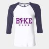 Ladies' Baby Rib Three-QuarterSleeve Contrast Raglan T-Shirt Thumbnail