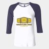 Ladies' Baby Rib Three-QuarterSleeve Contrast Raglan T-Shirt Thumbnail