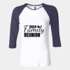 Ladies' Baby Rib Three-QuarterSleeve Contrast Raglan T-Shirt Thumbnail