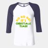 Ladies' Baby Rib Three-QuarterSleeve Contrast Raglan T-Shirt Thumbnail