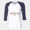 Ladies' Baby Rib Three-QuarterSleeve Contrast Raglan T-Shirt Thumbnail