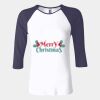 Ladies' Baby Rib Three-QuarterSleeve Contrast Raglan T-Shirt Thumbnail