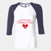 Ladies' Baby Rib Three-QuarterSleeve Contrast Raglan T-Shirt Thumbnail