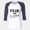 Ladies' Baby Rib Three-QuarterSleeve Contrast Raglan T-Shirt Thumbnail