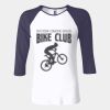 Ladies' Baby Rib Three-QuarterSleeve Contrast Raglan T-Shirt Thumbnail