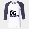 Ladies' Baby Rib Three-QuarterSleeve Contrast Raglan T-Shirt Thumbnail