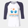 Ladies' Baby Rib Three-QuarterSleeve Contrast Raglan T-Shirt Thumbnail
