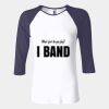 Ladies' Baby Rib Three-QuarterSleeve Contrast Raglan T-Shirt Thumbnail