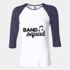 Ladies' Baby Rib Three-QuarterSleeve Contrast Raglan T-Shirt Thumbnail