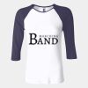 Ladies' Baby Rib Three-QuarterSleeve Contrast Raglan T-Shirt Thumbnail