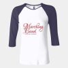 Ladies' Baby Rib Three-QuarterSleeve Contrast Raglan T-Shirt Thumbnail