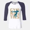 Ladies' Baby Rib Three-QuarterSleeve Contrast Raglan T-Shirt Thumbnail