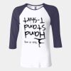 Ladies' Baby Rib Three-QuarterSleeve Contrast Raglan T-Shirt Thumbnail