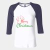 Ladies' Baby Rib Three-QuarterSleeve Contrast Raglan T-Shirt Thumbnail