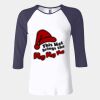 Ladies' Baby Rib Three-QuarterSleeve Contrast Raglan T-Shirt Thumbnail